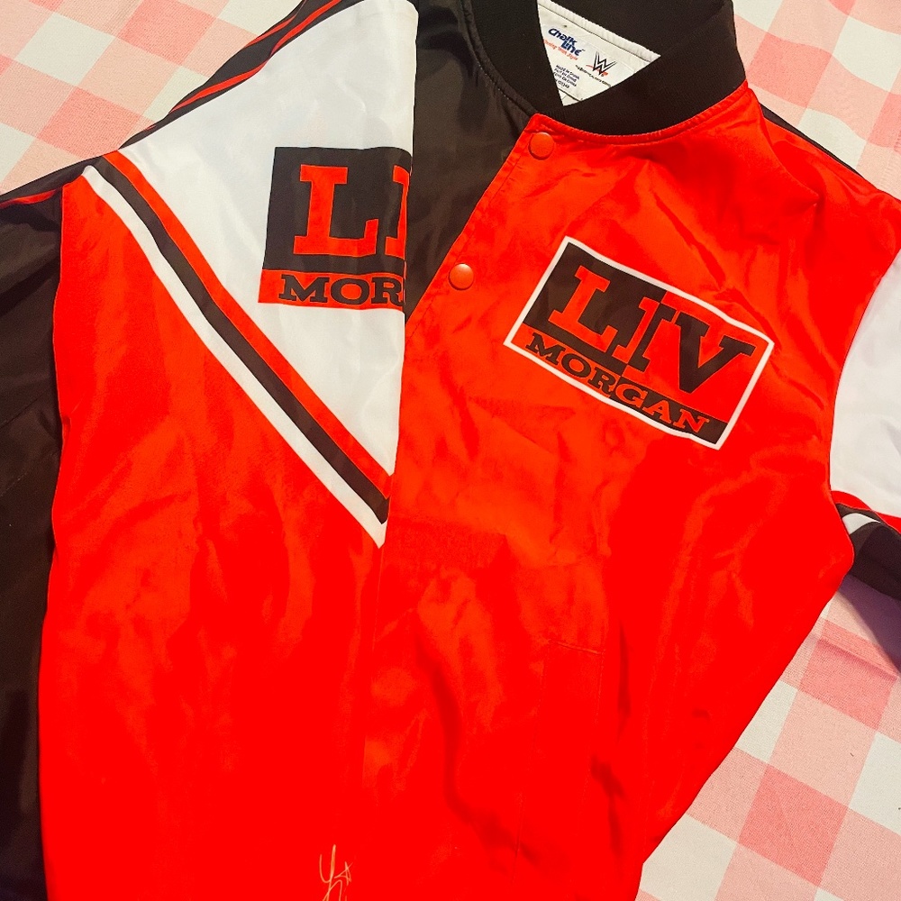 Liv Morgan WWE Chalkline wrestling jacket collectibles limited edition bomber